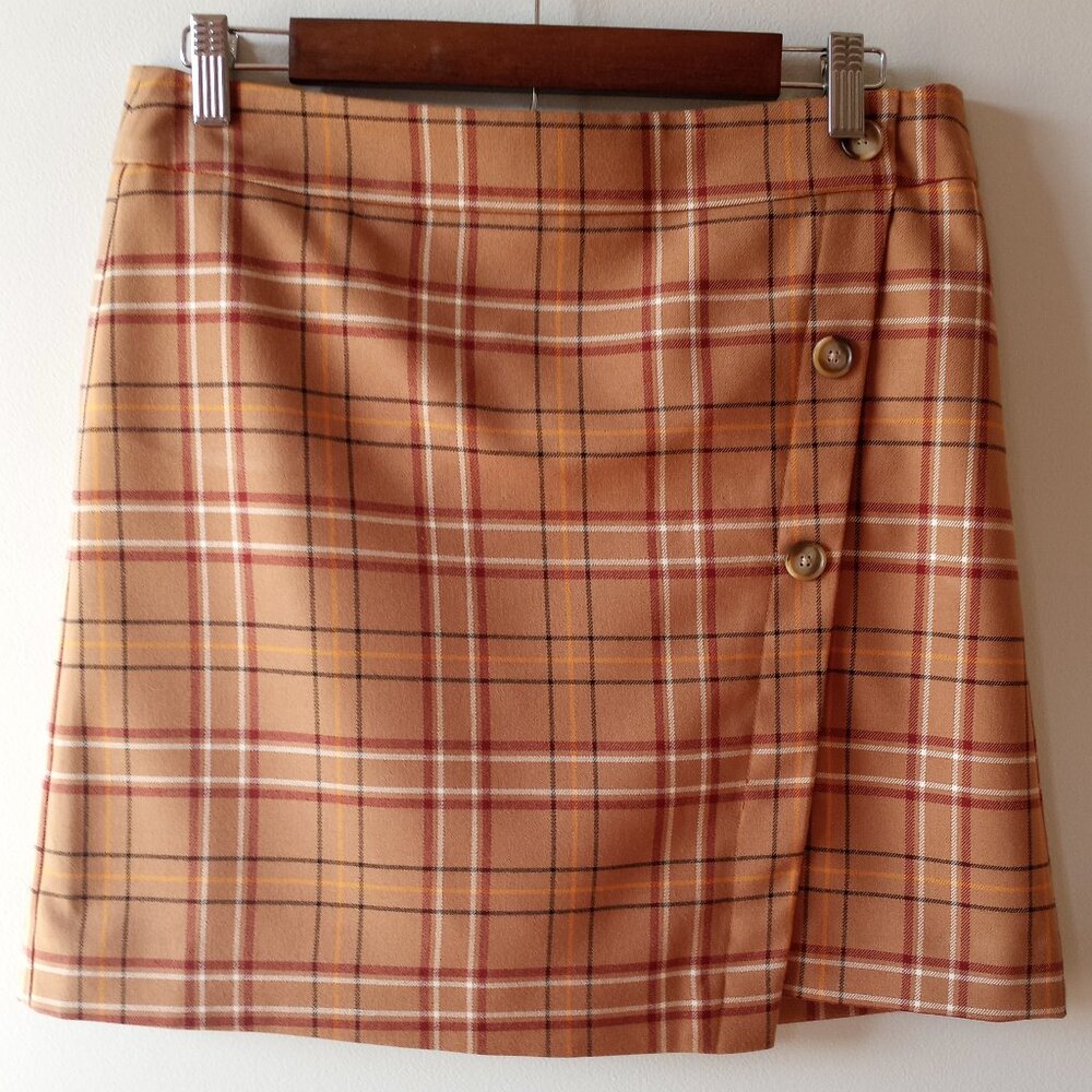 'LOFT' Plaid Skirt Size 8P
